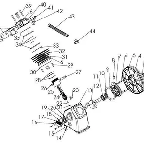 Переходник (T) ZG1/2"-2x3/4"UNF, 110 гр. LB30-2 21174001 для поршневого блока LB30