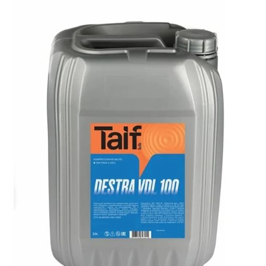 Масло компрессорное Taif destra VDL 100 20 л