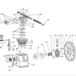 Картер LB40-3 21111026 для поршневого блока LB40-3