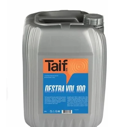 Масло компрессорное Taif destra VDL 100 20 л
